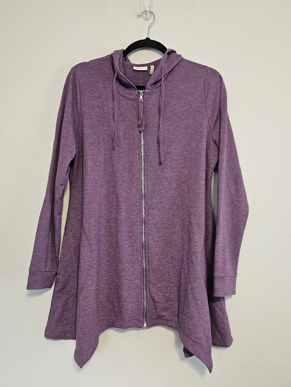 Lori Goldstein LOGO zip-up sweatshirt jacket Size Medium